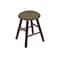 Holland Bar Stool Co Maple Vanity Stool, Dark Cherry Finish, Rein Coffee Seat RC18MSDC017 - alternate 1